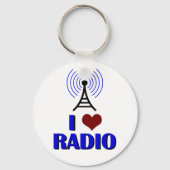 I Love Radio Sleutelhanger (Achterkant)