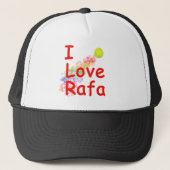 I Love Rafa Tennis Design Trucker Pet (Voorkant)
