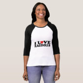 I Love Ragdoll Cats T-shirt (Voorkant volledig)