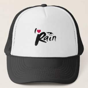 I Love Rain Trucker Pet