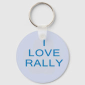 I Love Rally Sleutelhanger (Voorkant)