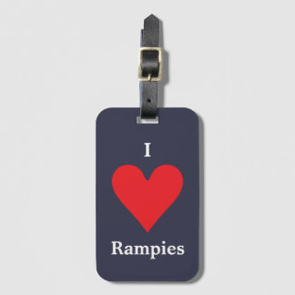 I Love Rampies Bagagelabel