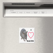 I Love Rats Magnet (In Situ (Lave-vaisselle))