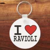 I Love Ravioli Sleutelhanger (Voorkant)
