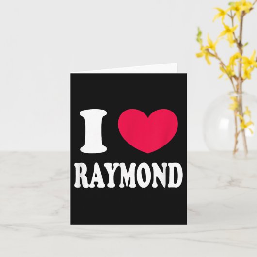 I Love Raymond Kaart (Gele Bloem)