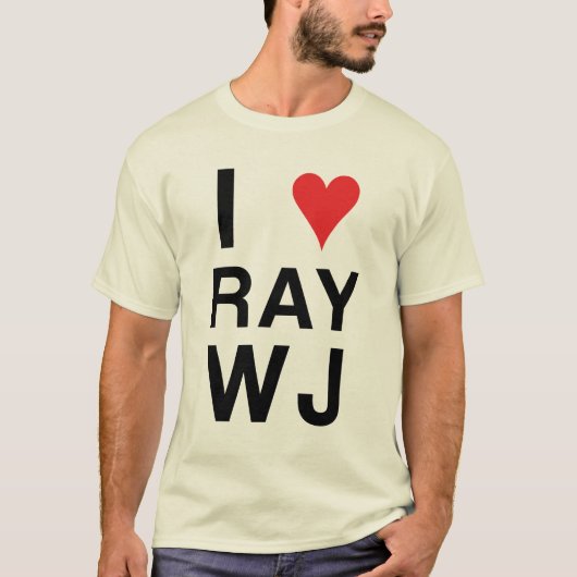 I Love RayWJ T-shirt (Voorkant)