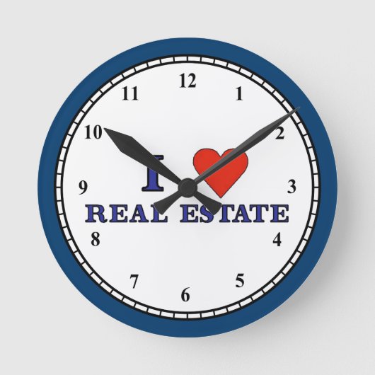 I Love Real Estate  Ronde Klok (Voorkant)