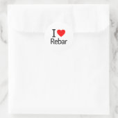 I Love Rebar Ronde Sticker (Tas)