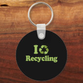 I Love recycling Sleutelhanger (Voorkant)