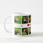 I Love Red Pandas Photo Mug (Gauche)