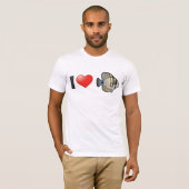 I Love Red Zee Sailfin Tang T-shirt (Voorkant volledig)