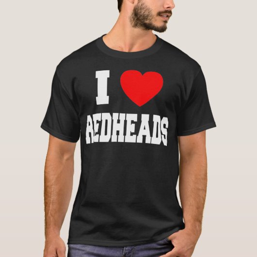 I Love Redheadkosten _1 T-shirt (Voorkant)