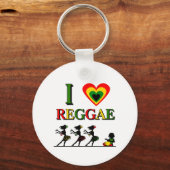 I Love Reggae Sleutelhanger (Voorkant)
