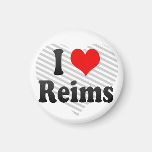I Love Reims, France Magneet
