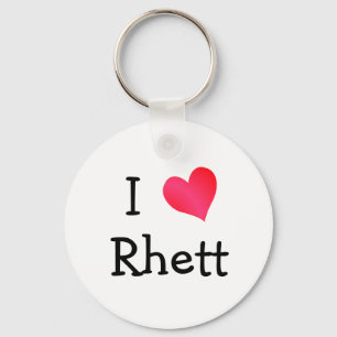 I Love Rhett Sleutelhanger
