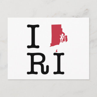 I Love Rhode Island Briefkaart