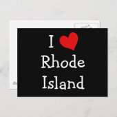 I Love Rhode Island Briefkaart (Voorkant / Achterkant)