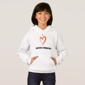 I Love Rhythmic Gymnastics - Kinder Pullover Hoodi (Voorkant volledig)
