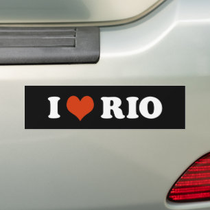 I Love Rio Bumpersticker