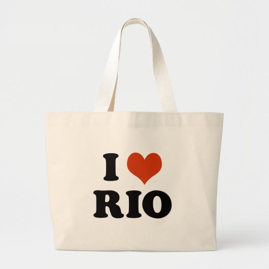 I love Rio Grote Tote Bag (Voorkant)