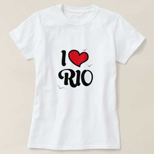 i love rio t-shirt (Design voorkant)