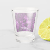 I Love Rock 'N Roll Electric Guitar Personalized Shot Glas (Achterkant)