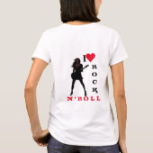 I Love Rock N' Roll - Rock N' Roll - Nederlands T-shirt (Achterkant)