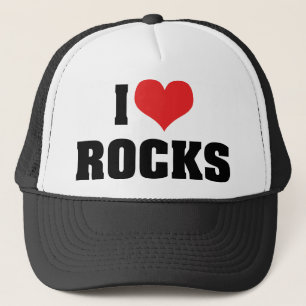 I Love Rocks - Rock Geology Geologist Lover Trucker Pet