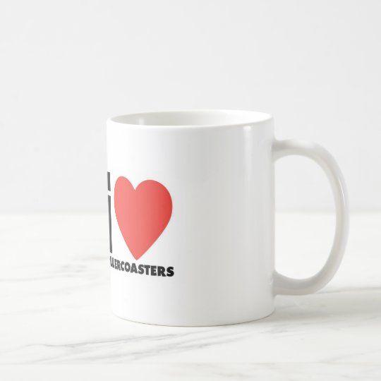 I Love Roller Coaster Mug