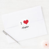 I Love ____ Ronde Sticker (Envelop)
