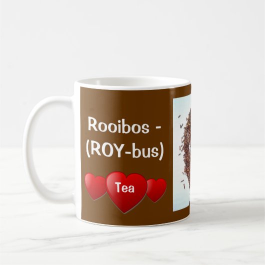 I Love Rooibos Thé Customisé Mug (Gauche)