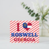I Love Roswell, Georgia Briefkaart (Staand voorkant)