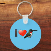 I Love Ruby-throats Sleutelhanger (Voorkant)