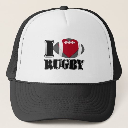 I Love Rugby - Casquette (Devant)
