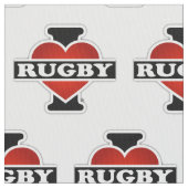 I Love Rugby Stof (Close Up)