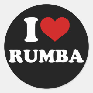 I Love Rumba Ronde Sticker