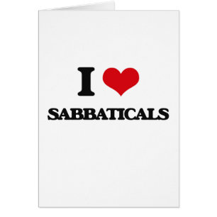 I Love Sabbaticals