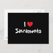 I Love Sacramento Briefkaart (Voorkant / Achterkant)
