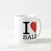 I ❤️ Love Sales - Service Ventes - Mug (Devant droit)