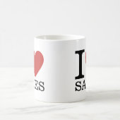 I ❤️ Love Sales - Service Ventes - Mug (Centre)