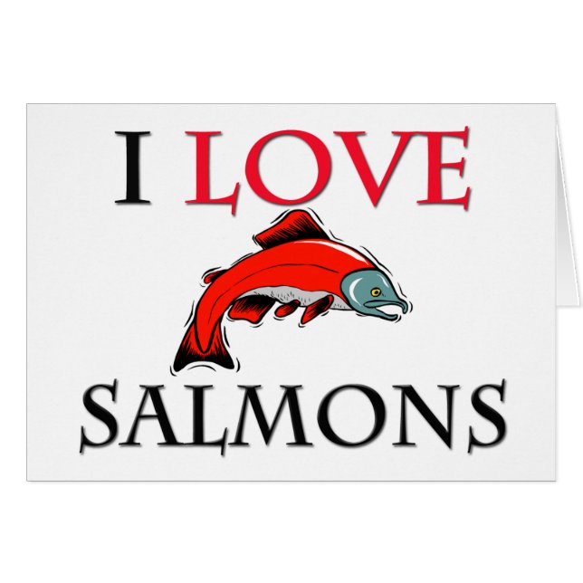 I Love Salmons (Voorkant Horizontaal)