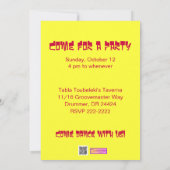 I Love Salsa Dance Custom Dance Invitations (Dos)