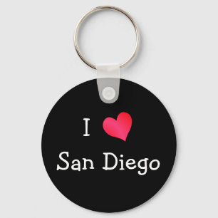 I Love San Diego Sleutelhanger