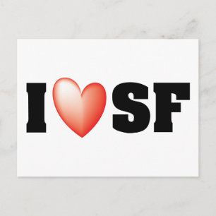 I Love San Francisco Briefkaart