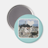 I Love San Francisco Magneet (Voorkant / Achterkant)