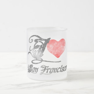 I Love San Francisco Matglas Koffiemok
