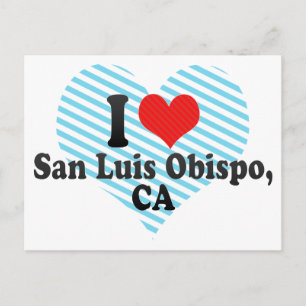 I Love San Luis Obispo,+CA Briefkaart