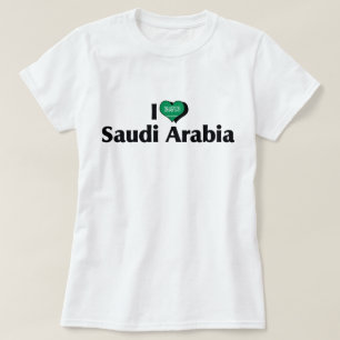 I Love Saudi-Arabia Flag Shirt