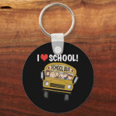 I Love School Sleutelhanger (Voorkant)