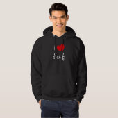 I Love Sci-fi Hoodie (Voorkant volledig)